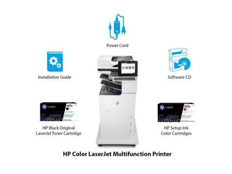 Hp Laserjet Enterprise Flow Mfp M682z Multifunction Printer Color Laser Color Laserjet