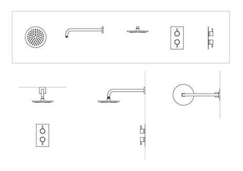faucet elevation cad block dwg dxf  format freecads