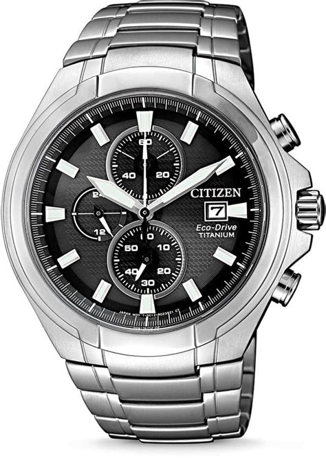 Citizen Eco-Drive Super Titanium Herren Chronograph Sapphire Watch ...