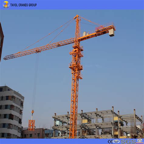 Qtz Jib Length Tower Crane For Construction Engineering Building