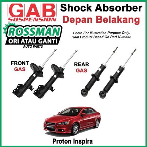 Proton Inspira Original GAB Premium Absorber Set Lazada