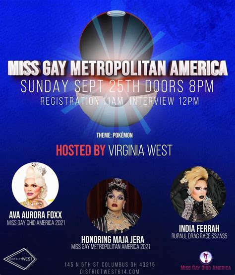 Archive Miss Gay Metropolitan America District West Columbus Ohio