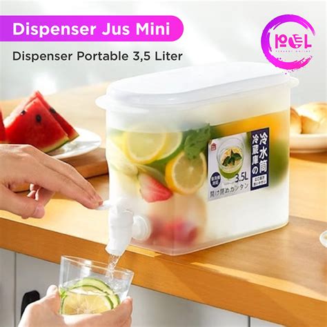 Jual POL COD Dispenser Air Minum Jus Mini Water Tank Portable 3 5