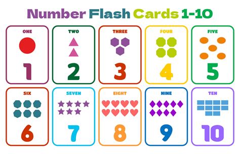 5 Best Images of Printable Flashcards 1 10 - Free Printable Preschool ...