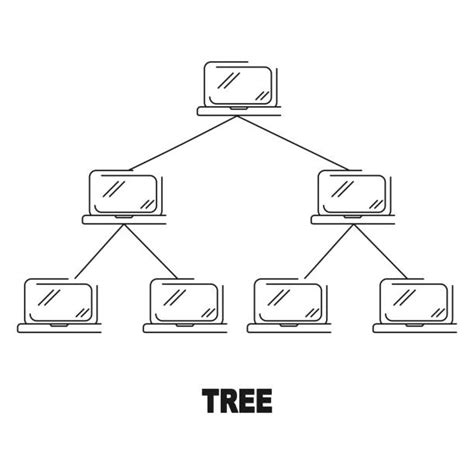 Network Topology Icons Illustrations Royalty Free Vector Graphics