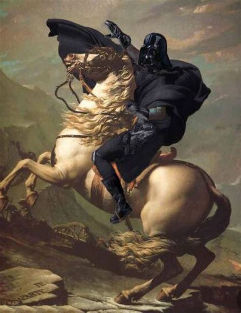 Napoleone Attraversa Le Alpi Da Vador Star Wars Illustration