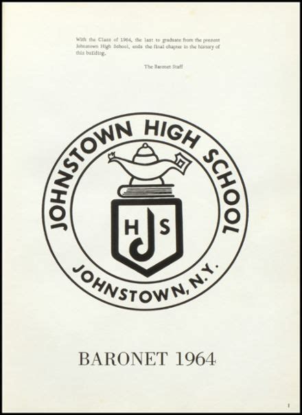 Explore 1964 Johnstown High School Yearbook, Johnstown NY - Classmates