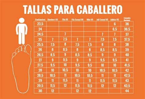 GUIA DE TALLAS - Deportivos Carvajal