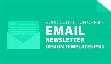 A roundup of best free email newsletter design templates from various ...