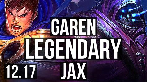 Garen Vs Jax Top M Mastery Solo Kills Games