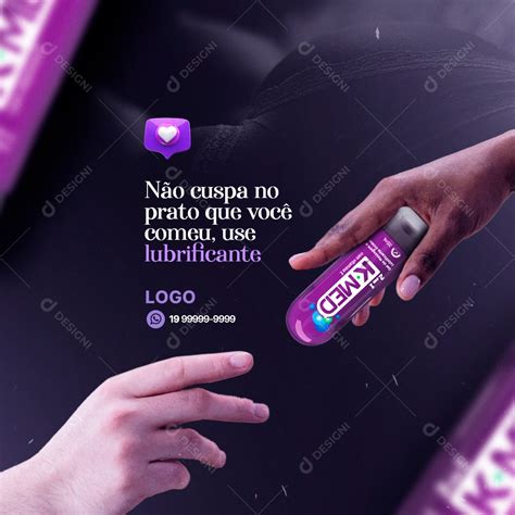 Social Media Sex Shop Não Cuspa No Prato Psd Editável [download] Designi