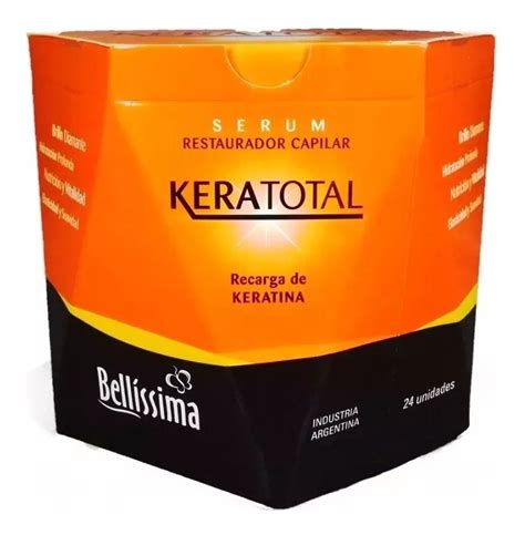 Serum Restaurador Keratina Cabello Bellissima Keratotal X24u