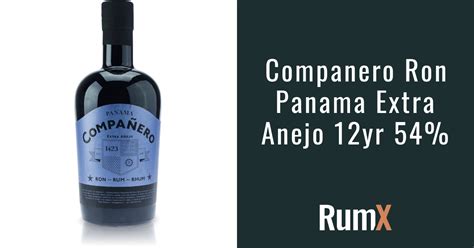 Companero Ron Panama Extra Anejo Yr Rx Rumx