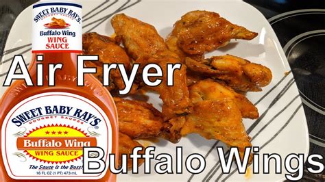 GoWISE USA Air Fryer Buffalo Chicken Wings With Sweet Baby Ray S Wing