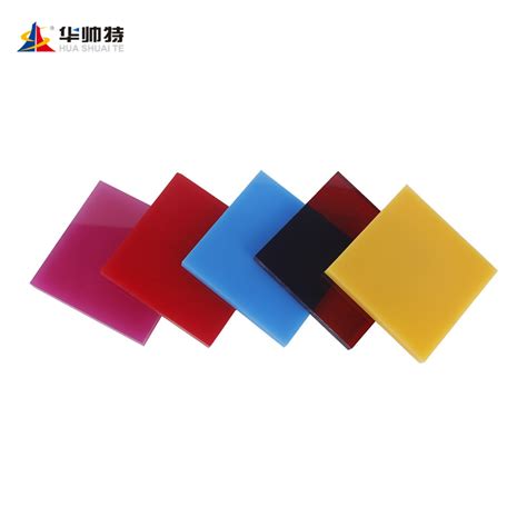 Huashuaite Acrylic Board Color Plastic Cast Acrylic Sheet Acrylic