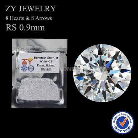 Piedra Redonda De Zirconia C Bica Para Joyer A Mm Mm Calidad Aaa