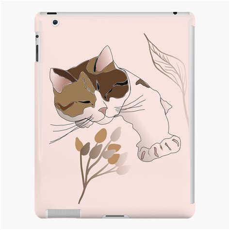 Sleepy Calico Cat Drawing The Cute Sleeping Kitty Pretty Cats