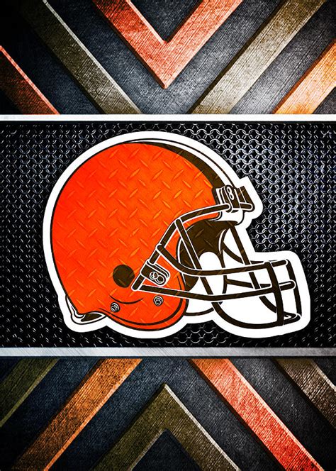 Cleveland Browns Logo Art Digital Art By William Ng Fine Art America