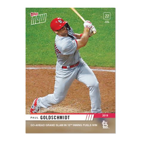 Paul Goldschmidt MLB TOPPS NOW Card 557 Print Run 229