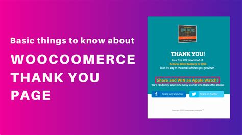 How to Customize WooCommerce Thank You Pages