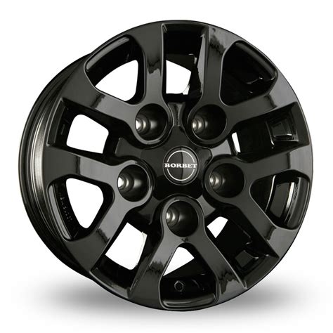 Buy 16 Borbet LD Gloss Black Alloy Wheels Wheelbase