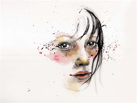 Watercolor Portrait On Behance