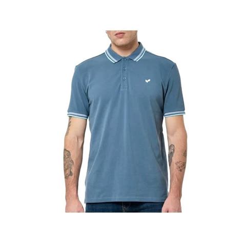 Polo Kaporal Homme Rayoc Bleu Coton Authentique Vetement Kaporal