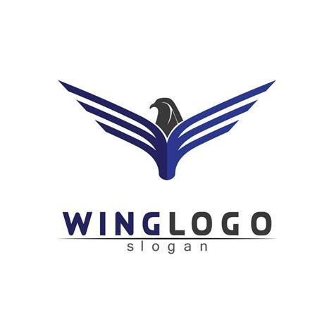 Falcon Wings Logo Template Vector Icon Logo Design App 24724585 Vector