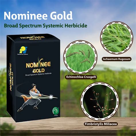 NOMINEE GOLD HERBICIDE Bispyribac Sodium 10 SC 100 Ml At 450