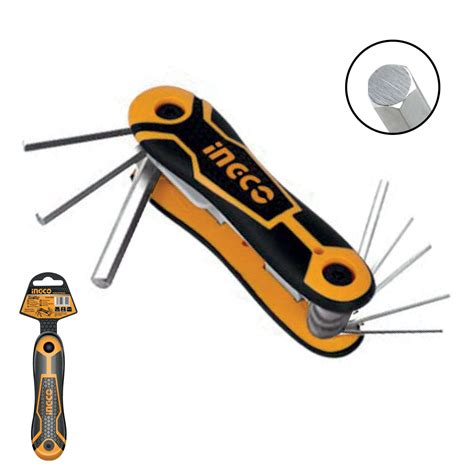 ABC ABRASIVES ABRASIVES INDUSTRIAL TOOLS INGCO HEX KEY FOLDING SET