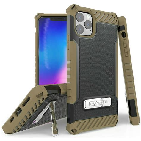 Case For Iphone 11 Pro Max Brown Tri Shield [military Grade] Rugged