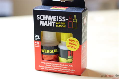 HG Power Glue Schweißnaht aus der Flasche testsieger de Testportal