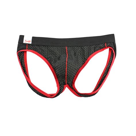 Buy Men Sexy Briefs Sexy Half Thong Bulge Pouch Underwear Men One Side Briefs Bikini Thong Soft