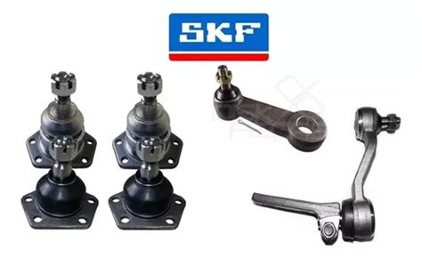 Kit 4 Pivo Braço Pitman E Auxiliar S10 Blazer 4x2 4x4 Skf