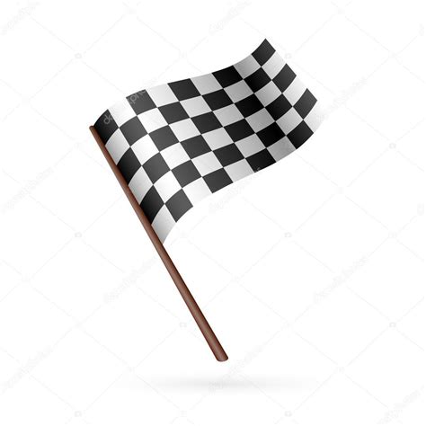 Checkered flag. Vector. Stock Vector by ©Roman_Volkov 23167930