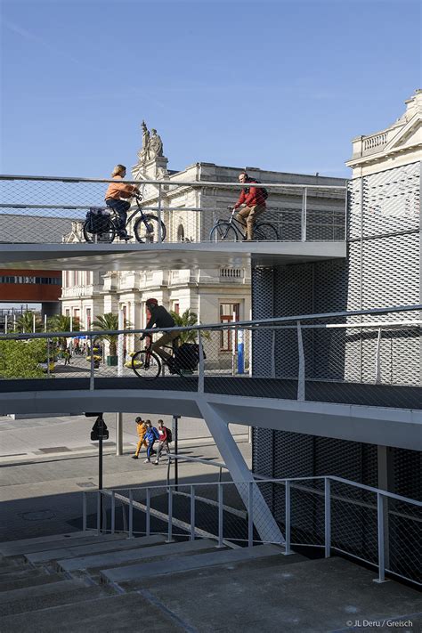 Bureau Greisch Cycle Bridge Fietsspiraal In Leuven