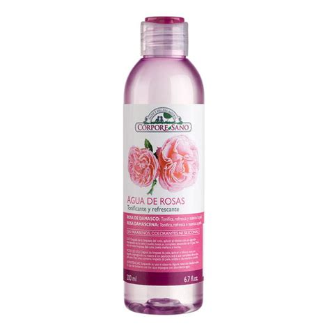 Loción Facial Limpieza Agua De Rosas 200 ML Farmacias Knop