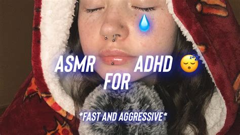 ASMR FOR PEOPLE W ADHD Fast And Aggressive Tapping Scratching