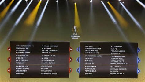 Europa League draw - Latest News on Europa League draw | Read Breaking ...