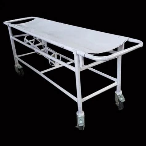 Stainless Steel White Patient Stretcher Trolley For Used In Hospitals