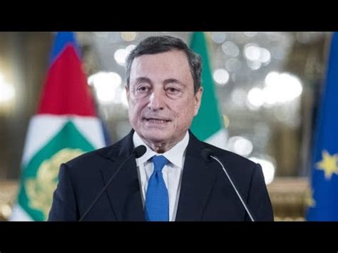 Il Presidente Mario Draghi Legge La Lista Dei Ministri Per Il Nuovo