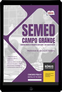 Apostila SEMED Campo Grande MS 2023 2024 PDF Professor de Educação