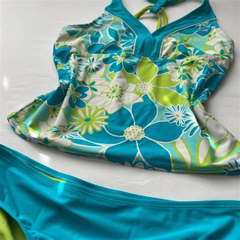 Blue And Green Bikini Set Y K Y Kfashion Beach Depop