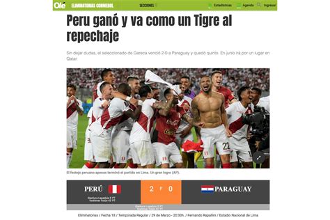 Así reaccionó la prensa internacional sobre la clasificación peruana al ...