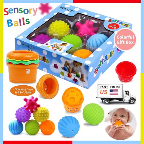 Sensory Balls For Kids Textured Multi Ball Set For Babies