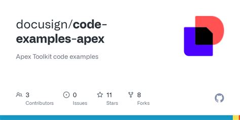 Github Docusign Code Examples Apex Apex Toolkit Code Examples