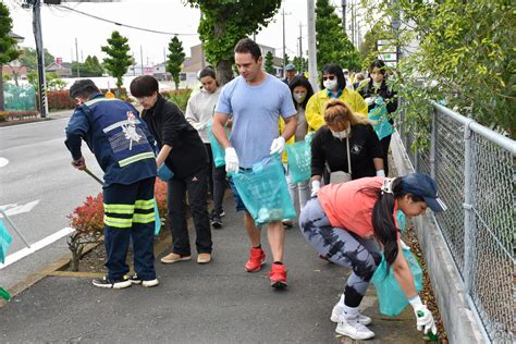 外国人住民・地域との協働による清掃活動が行われました 大泉町多文化共生コミュニティセンター