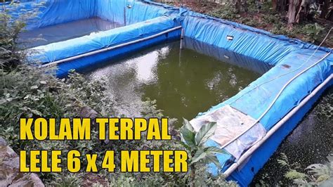 Kolam Terpal Budidaya Lele Ukuran Besar X Meter Youtube