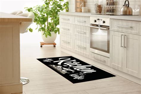 Personalized Printed Rugcarpet Kitchen Room Vivid Colors Etsy