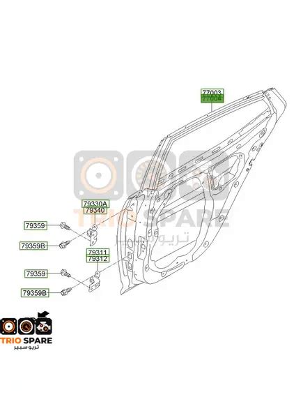 PANEL ASSY REAR DOOR RH Kia Optima 2013 2015